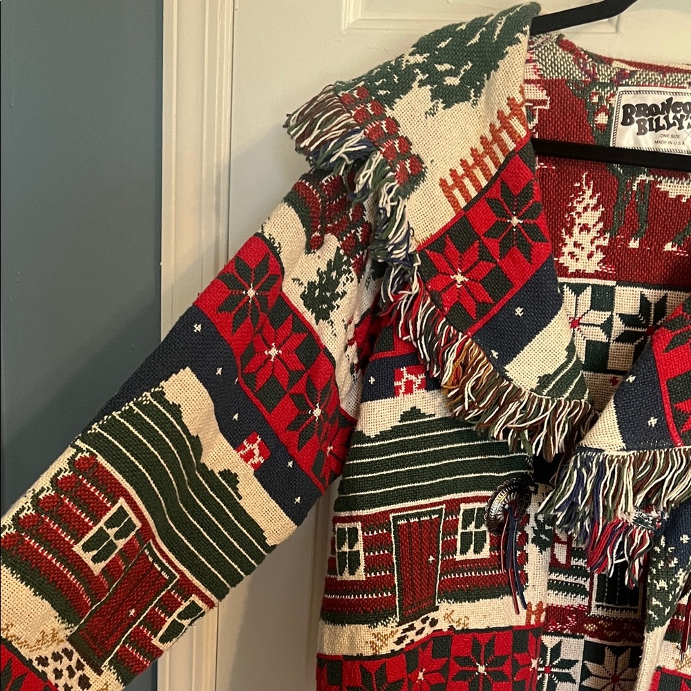 Bronco Billy's vintage tapestry cardigan - Picture 4 of 4